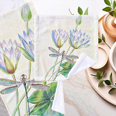 Lotus en dragonfly bad handdoek