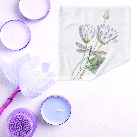 Lotus en dragonfly bad handdoek