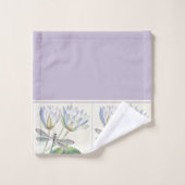 Lotus en libel badhanddoekenset bad handdoek (Wasdoekje)