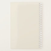 Lotus en libel gepersonaliseerd, jaar op maat planner (Achterkant)