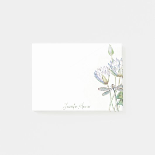 Lotus en libel gepersonaliseerd post-it® notes (Voorkant)