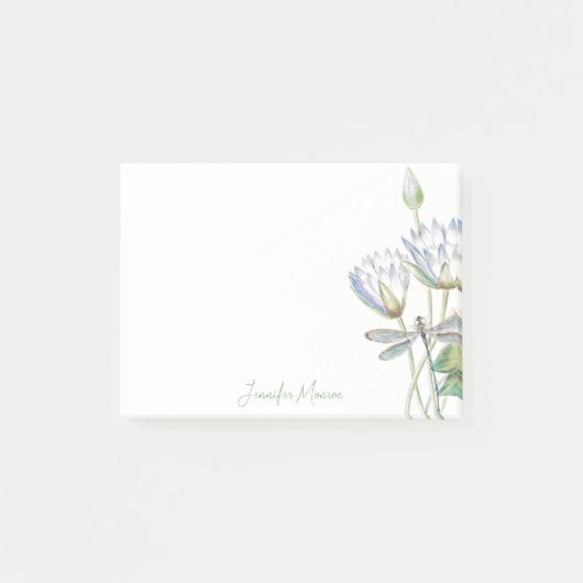 Lotus en libel gepersonaliseerd post-it® notes (Voorkant)