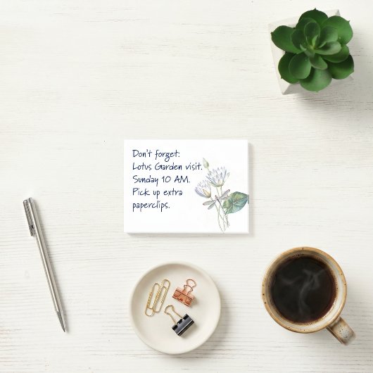 Lotus en libel post-it® notes