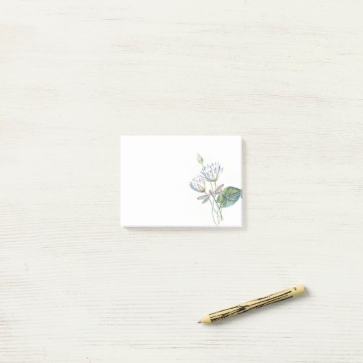 Lotus en libel post-it® notes (Op bureau)