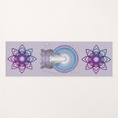 Lotus en Mandala Yogamat (Voorkant (horizontaal))