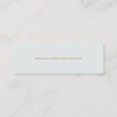 Lotus en Om Symbol Visitekaartje (Achterkant)