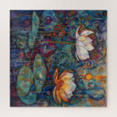Lotus en Waterlelies Puzzel (Horizontaal)