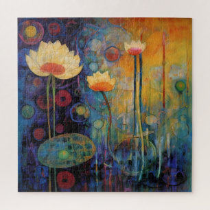Lotus en Waterlelies Puzzel