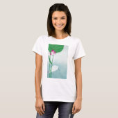 Lotus en witte reiger, Koson, Ukiyo-e T-shirt (Voorkant volledig)