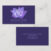 Lotus en Yin Yang Visitekaartje (Voorkant / Achterkant)