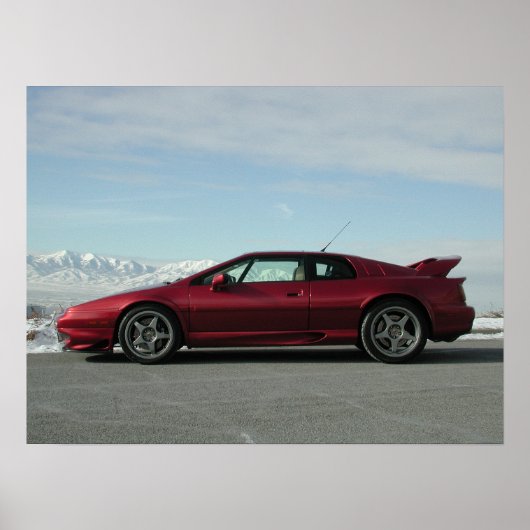 Lotus Esprit V8 Poster (Voorkant)