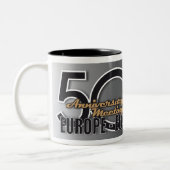 Lotus Europe 50th verjaardag Mug Tweekleurige Koffiemok (Links)