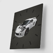 Lotus Exige S Vierkante Klok (Hoek)