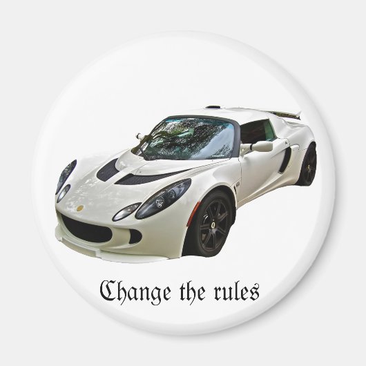 Lotus Exige - verander de regels Magneet (Voorkant)