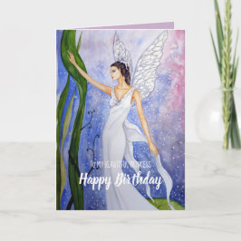 Lotus Fairy beroemd gemaakt door Farida Greenfield Kaart