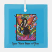 Lotus Fairy Chinese Waterdraak Glas Ornament (Voorkant)