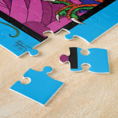 Lotus Fairy Chinese Waterdraak Legpuzzel (Zijkant)
