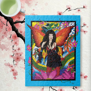 Lotus Fairy Chinese Waterdraak Legpuzzel