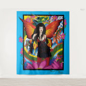 Lotus Fairy Chinese Waterdraak Wandkleed (Voorkant)