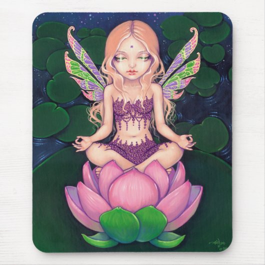 "Lotus Fairy" Mousepad Muismat (Voorkant)