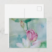 lotus feestdagenkaart (Voorkant / Achterkant)