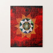 Lotus Fire Weave Legpuzzel (Verticaal)