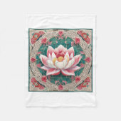 lotus fleece deken (Voorkant)