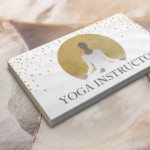 Lotus Floral Gold Circle Healing Yoga Therapie Visitekaartje