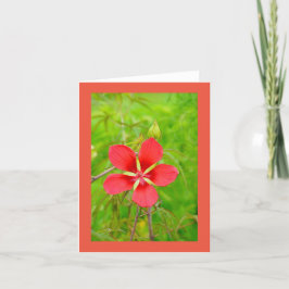 Lotus Floral Notecard Bedankkaart