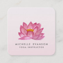 Lotus Floral Yoga Instructeur Elegant Blush Pink