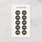 Lotus Flower 10 Class Pass Card Klantenkaartje (Voorkant)