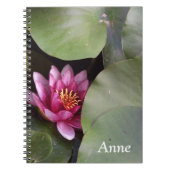 Lotus flower - Aangepaste naam Notitieboek (Voorkant)