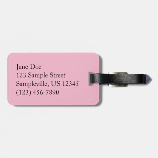 Lotus Flower and Blue Sky II Bagagelabel (Achterkant horizontaal)