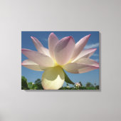 Lotus Flower and Blue Sky II Canvas Afdruk (Voorkant)
