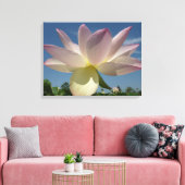 Lotus Flower and Blue Sky II Canvas Afdruk (Insitu (Woonkamer))