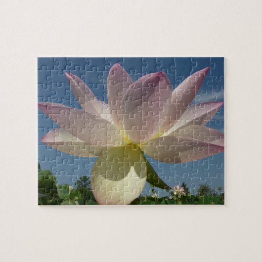 Lotus Flower and Blue Sky II Legpuzzel (Horizontaal)