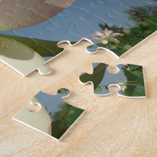 Lotus Flower and Blue Sky II Legpuzzel (Zijkant)