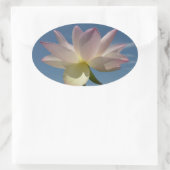 Lotus Flower and Blue Sky II Ovale Sticker (Tas)