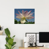 Lotus Flower and Blue Sky II Poster (Thuiskantoor)