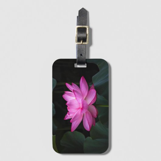 Lotus Flower Bagagelabel (Voorkant (verticaal))