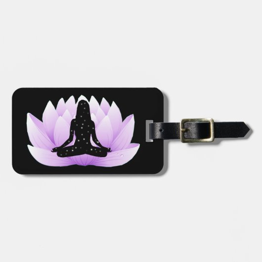 Lotus Flower Bagagelabel (Voorkant horizontaal)