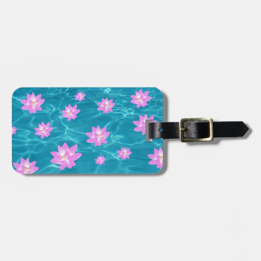 Lotus Flower Bagagelabel (Voorkant horizontaal)