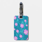 Lotus Flower Bagagelabel (Achterkant verticaal)