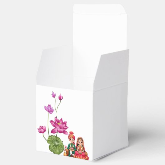 Lotus Flower Bedankdoosjes (Geopend)