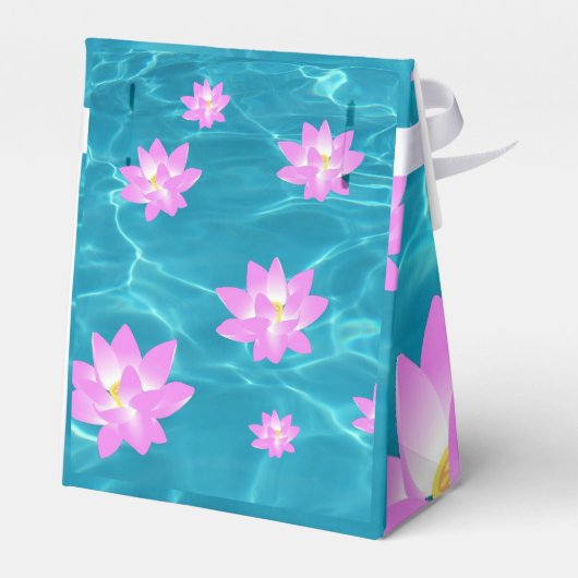 Lotus Flower Bedankdoosjes (Achterkant)