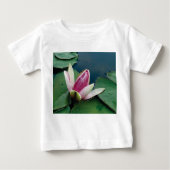 Lotus Flower Blossom Baby Jersey T-shirt, wit (Voorkant)