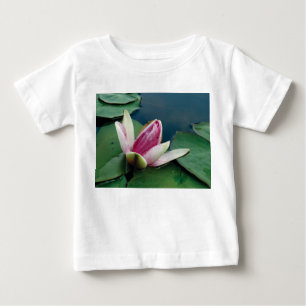 Lotus Flower Blossom Baby Jersey T-shirt, wit