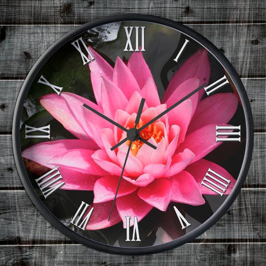 Lotus Flower Blossom, Meditation, Floral Clock Ronde Klok