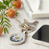  Lotus Flower Botanische Sleutelhanger (Zijkant)