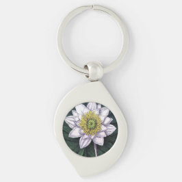  Lotus Flower Botanische Sleutelhanger